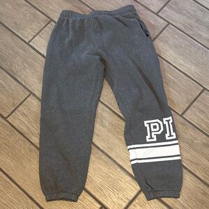 PINK Victoria's Secret Charcoal Joggers
